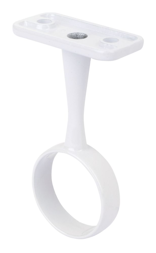 Smith Locke Rail Centre Bracket White 25mm Rail Supports
