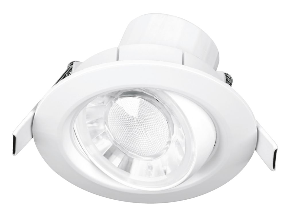 Enlite Spryte Adjustable LED Downlight White 570lm 8W 240V Reviews