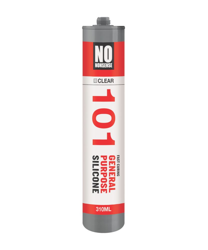 No Nonsense General Purpose Silicone Clear 310ml Reviews