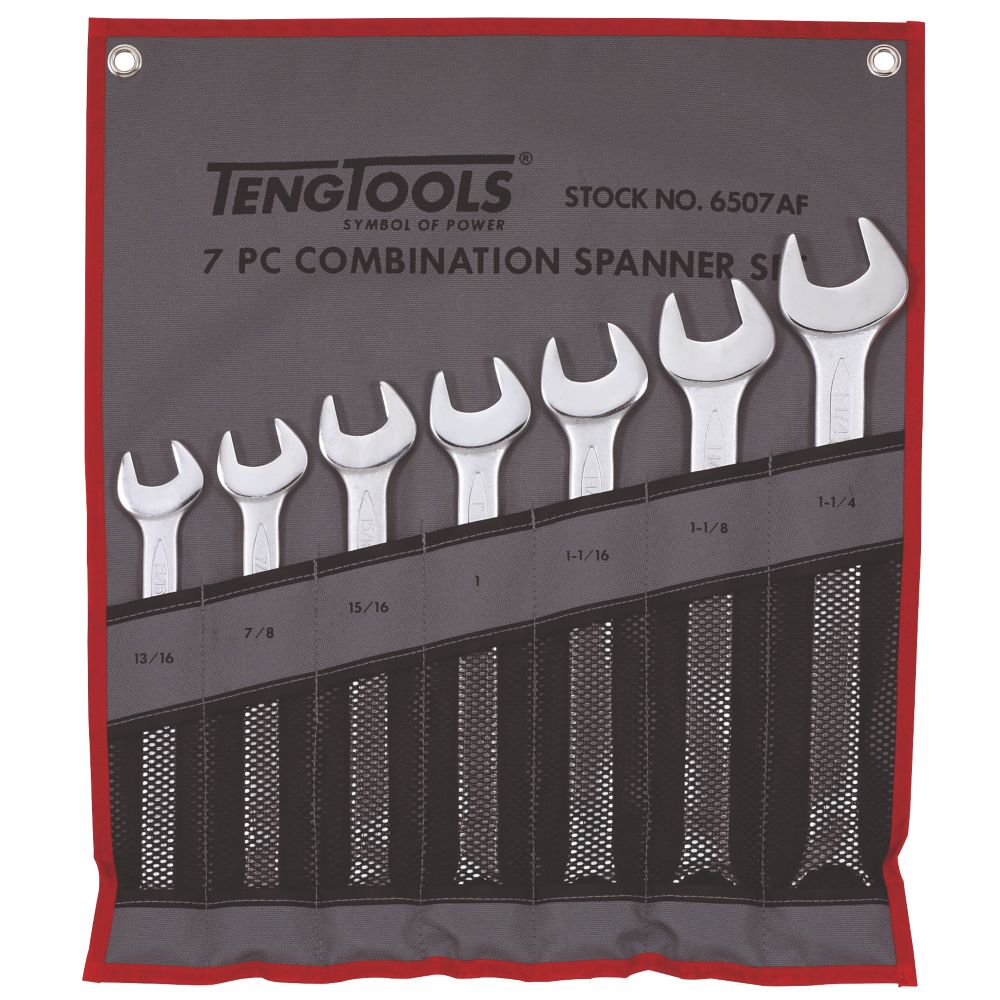 Teng Tools 6507AF Combination Spanner Set 7 Pieces Reviews