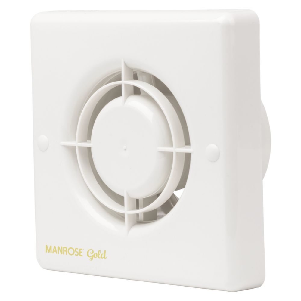 Manrose MG100S 12W Bathroom Extractor Fan White 240V Reviews