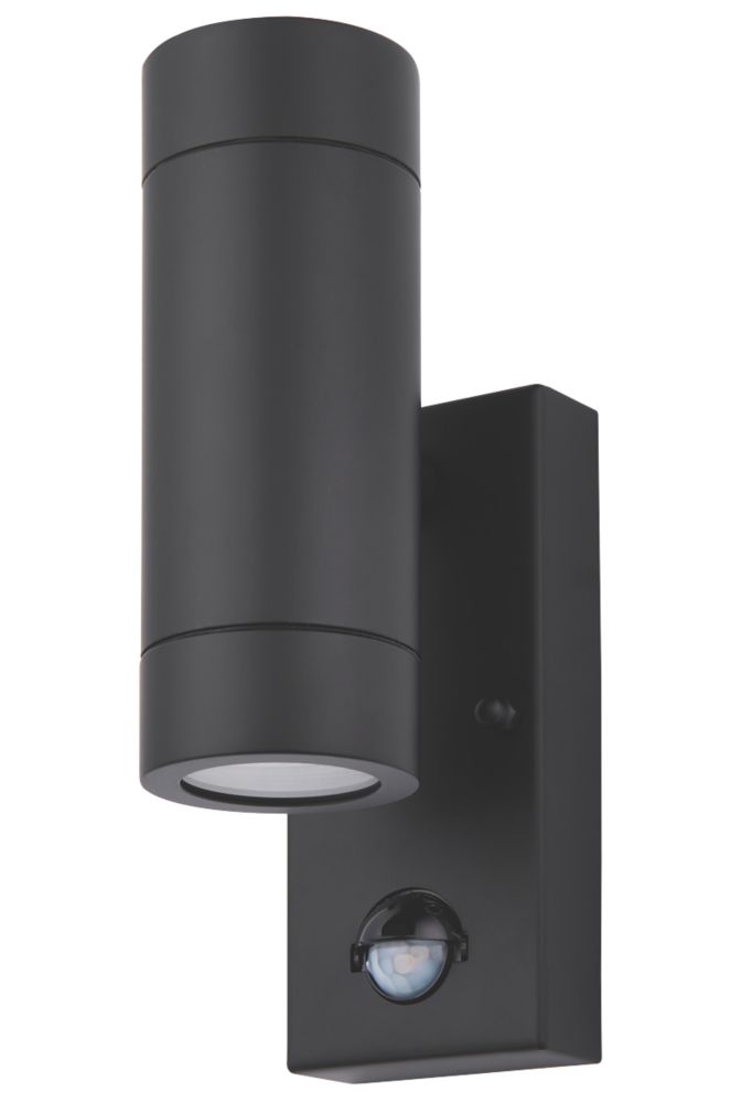 LAP Bronx Black GU10 PIR Up & Down Wall Light Reviews