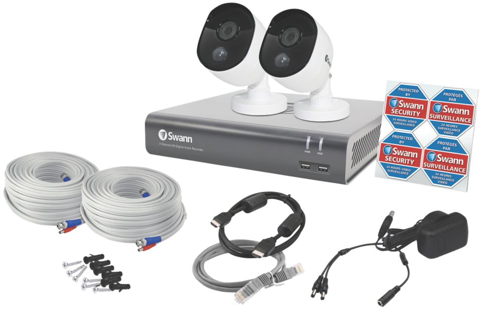 Swann SWDVK-445802V-EU 4-Channel 1080p CCTV DVR Kit & 2 Cameras Reviews