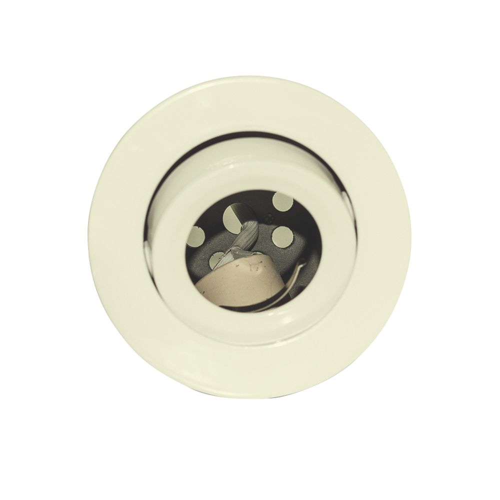 LAP Adjustable Fire Rated Downlight Matt White 230-240V