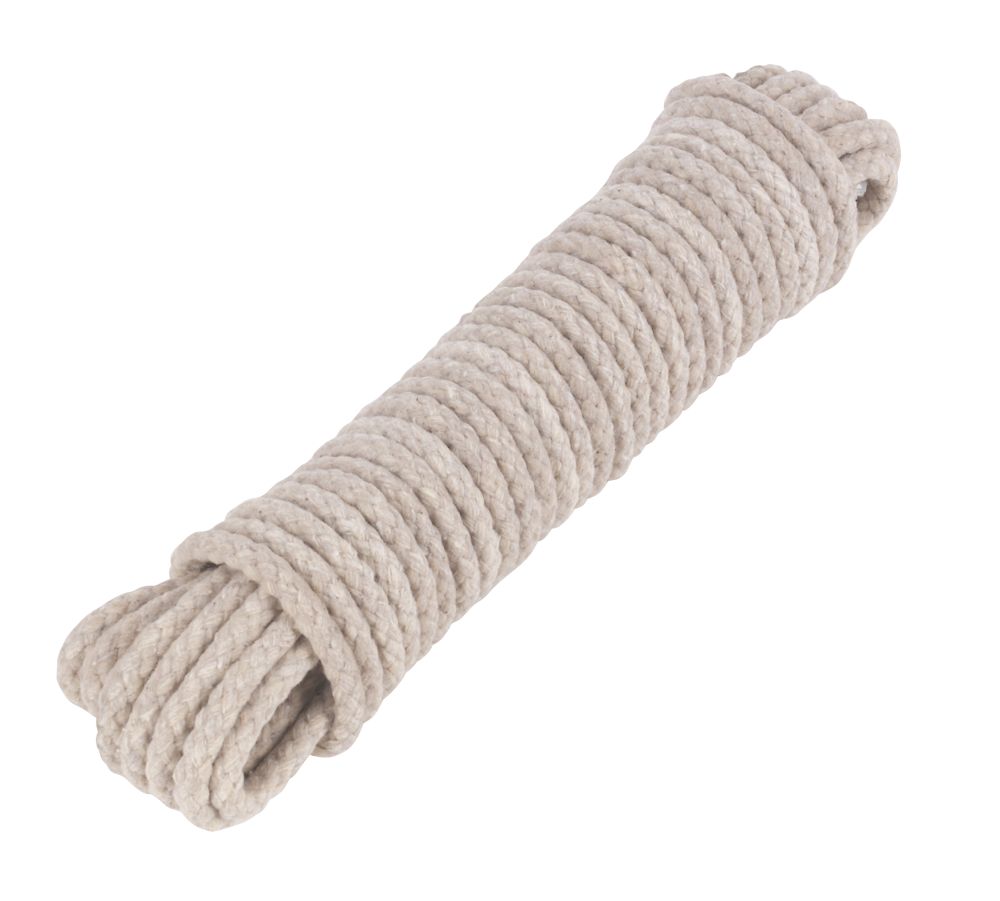 Rothley Waxed Cotton Sash Cord White 6mm x 10m Reviews