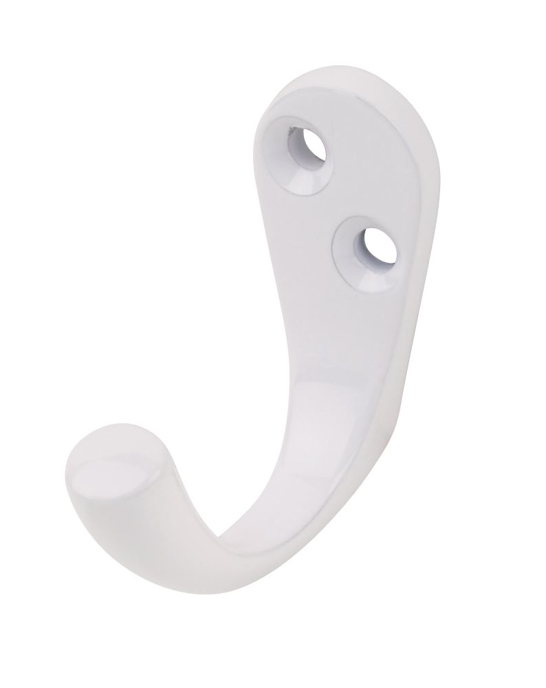 Smith & Locke Single Robe Hooks White 39mm 5 Pack Reviews