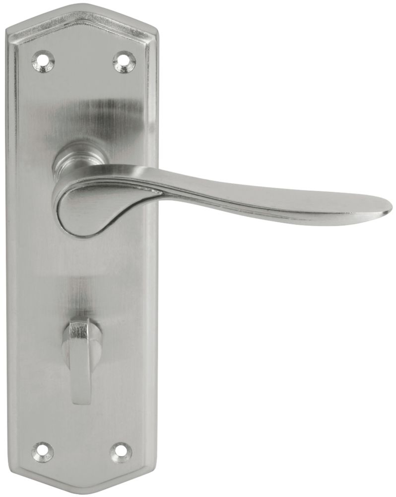 Smith & Locke Kilve LoB WC Door Handles Pair Satin Chrome Reviews