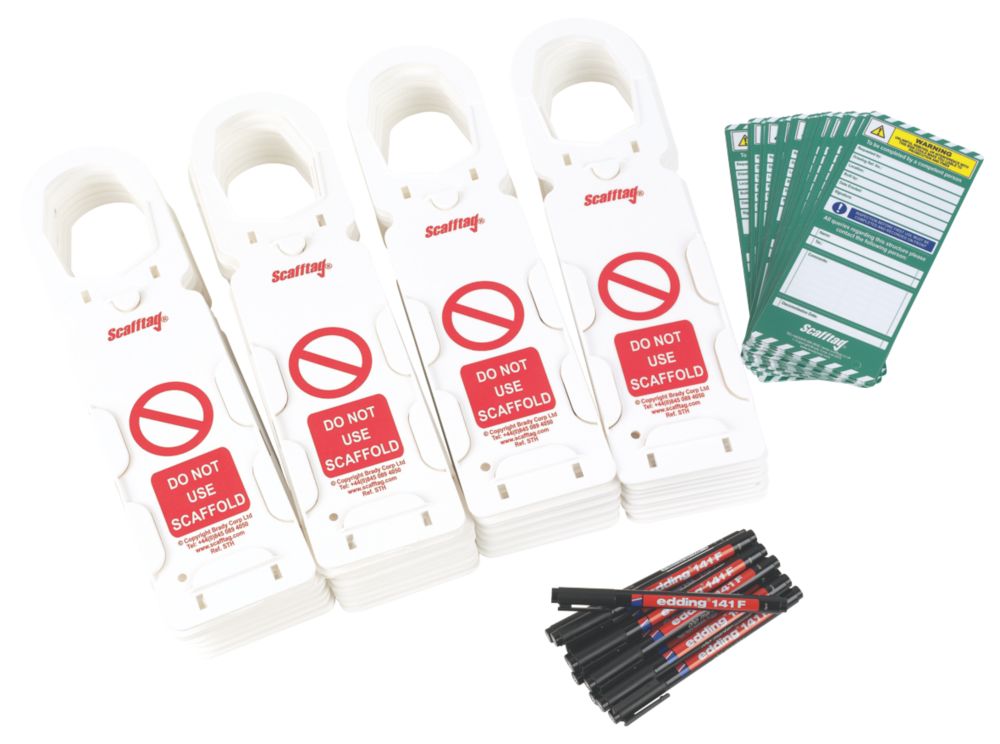 Scafftag Scaffold Tagging System Multipack Kit