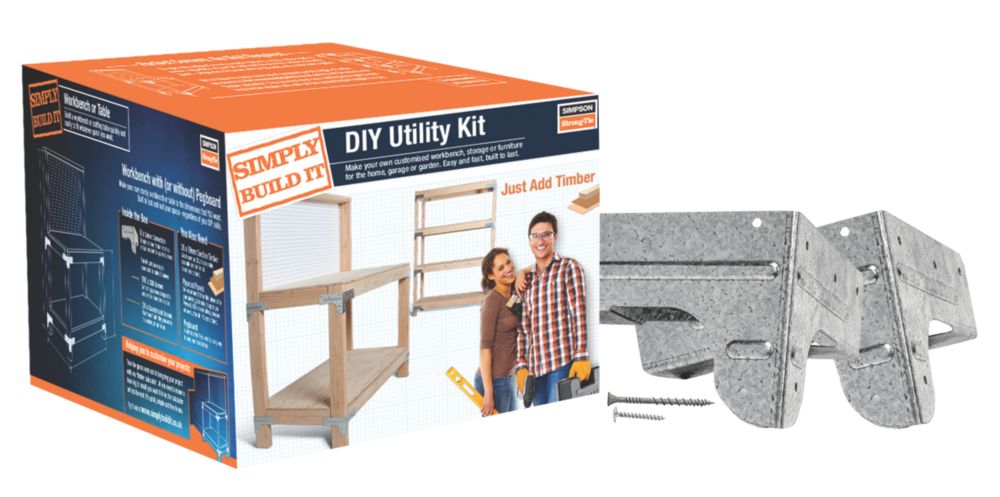 Simpson Strong Tie Workbench Kit Metallic Galvanised Steel X