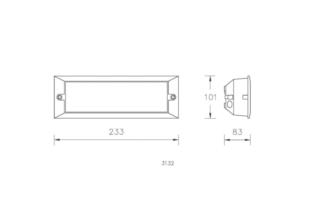 Golf Ball Brick Light Black 240V