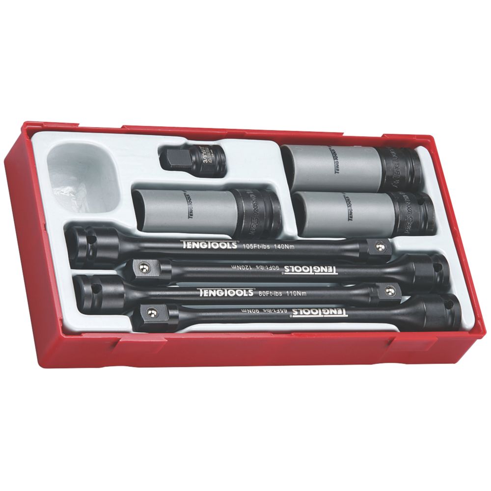 Teng Tools Torque Stick & Wheel Nut Set 8 Piece Set