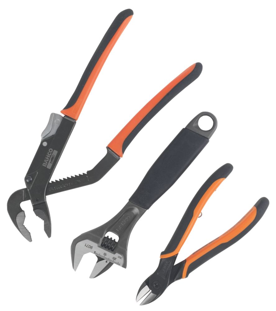 Bahco Pliers & Wrench Set 3 Pieces Reviews