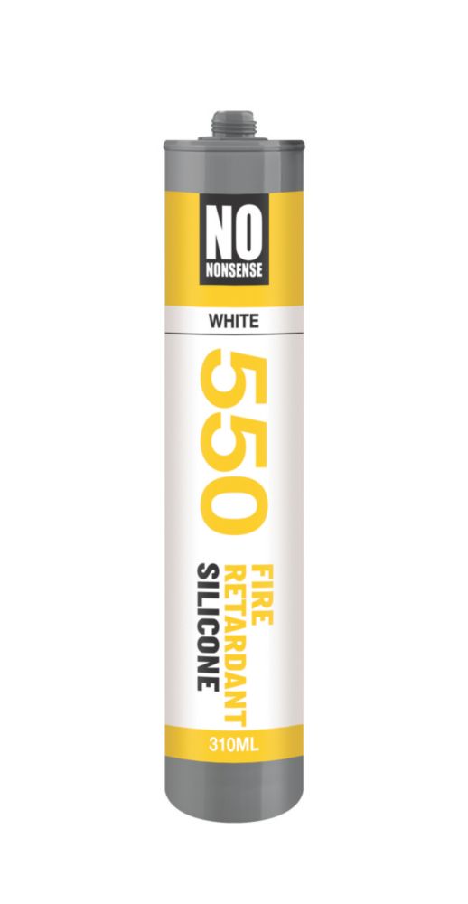 No Nonsense Fire Retardant Silicone White 310ml Reviews