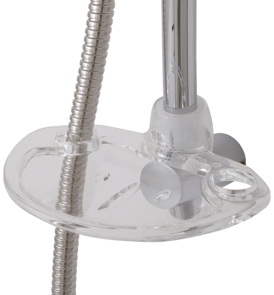 Triton Caroli Rear-Fed Exposed Chrome Thermostatic Mixer Shower