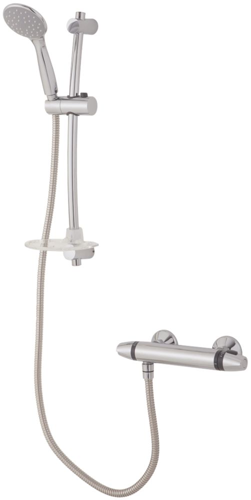 Triton Caroli Rear-Fed Exposed Chrome Thermostatic Mixer Shower Reviews