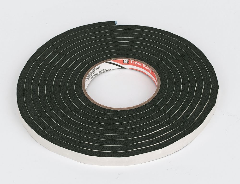 Stormguard Extra Thick Weatherstrip Black 3.5m 2 Pack