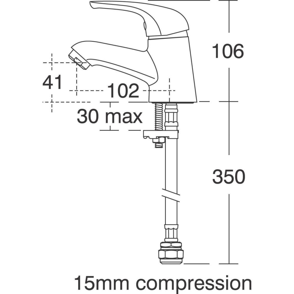 Ideal Standard Opus Basin Mono Mixer Tap