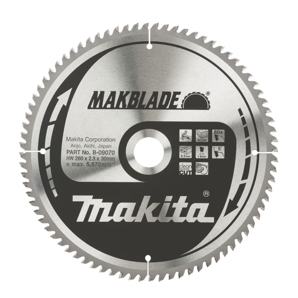 Makita TCT Circular Saw Blade 260 x 30mm 80T Reviews