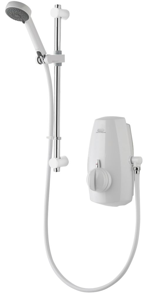 Aqualisa Aquastream Gravity-Pumped White Thermostatic Power Shower Reviews