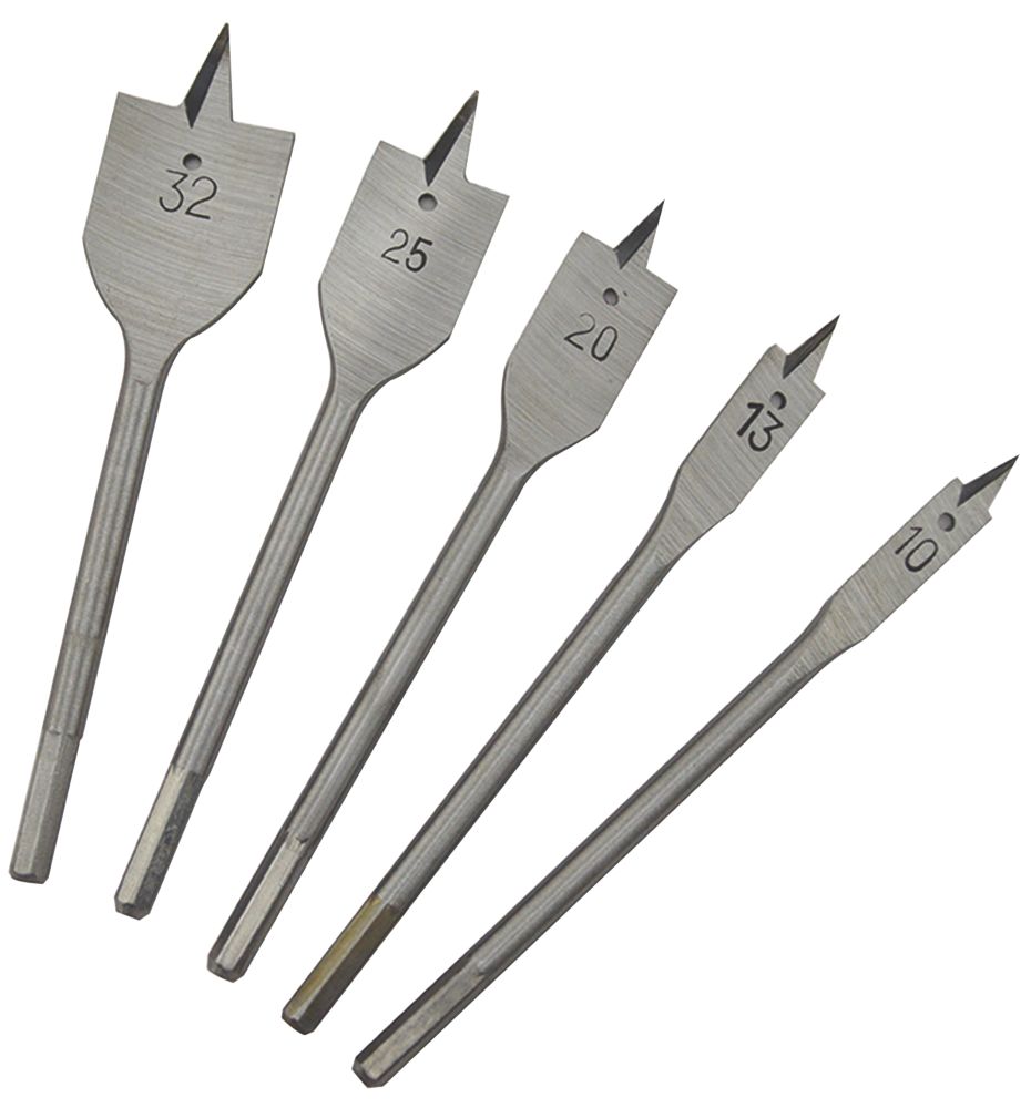 Flat Wood Bit Set 5 Pcs Reviews