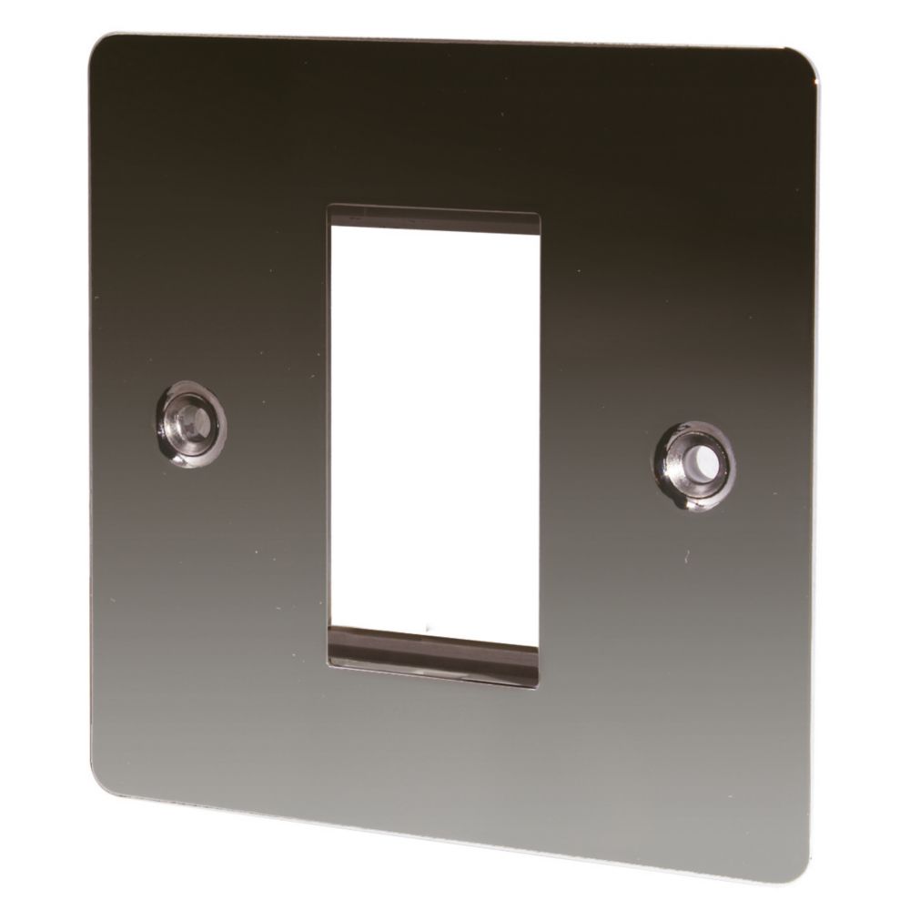 LAP 1-Gang Front Plate + Earth Black Nickel Reviews