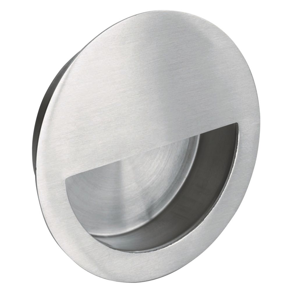 Eurospec Circular Flush Pull w/Semi-Circle Insert Handle 89mm Satin Stainless Steel Reviews