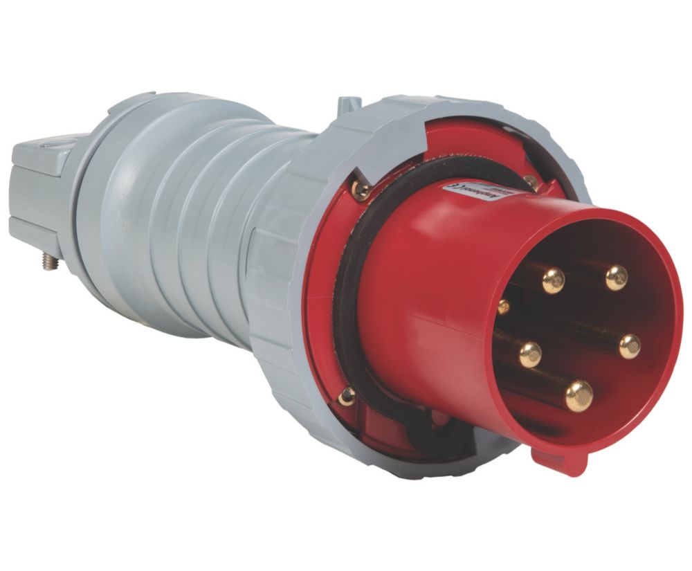 ABB 63A 4P+E Straight Plug 415V