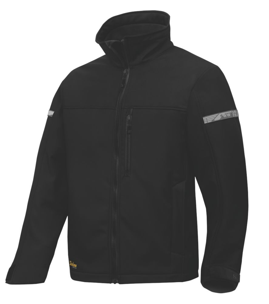 Snickers AllRoundWork 1200 Softshell Jacket Black XX Large 52