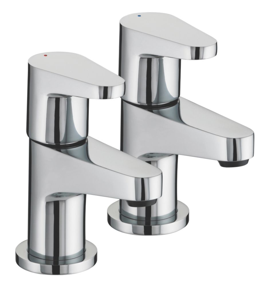 Bristan Quest Bathroom Basin Taps Pair