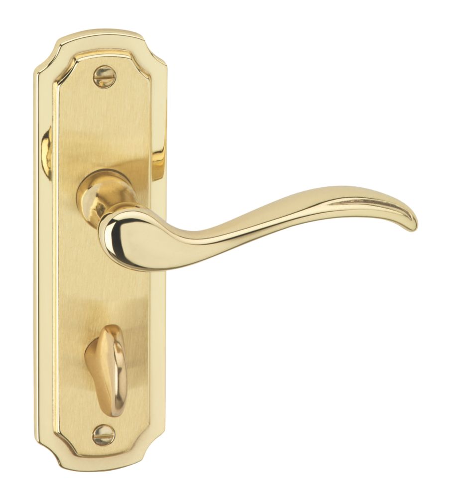 Urfic Constance Fire Rated WC Lever on Backplate Pair Dual Tone Reviews