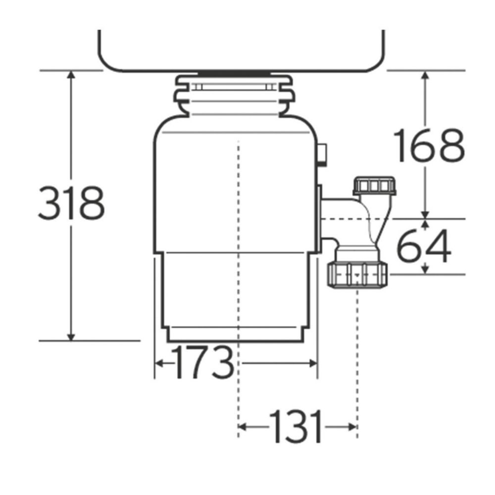 InSinkErator Model 56 ISE M Series Food Waste Disposer