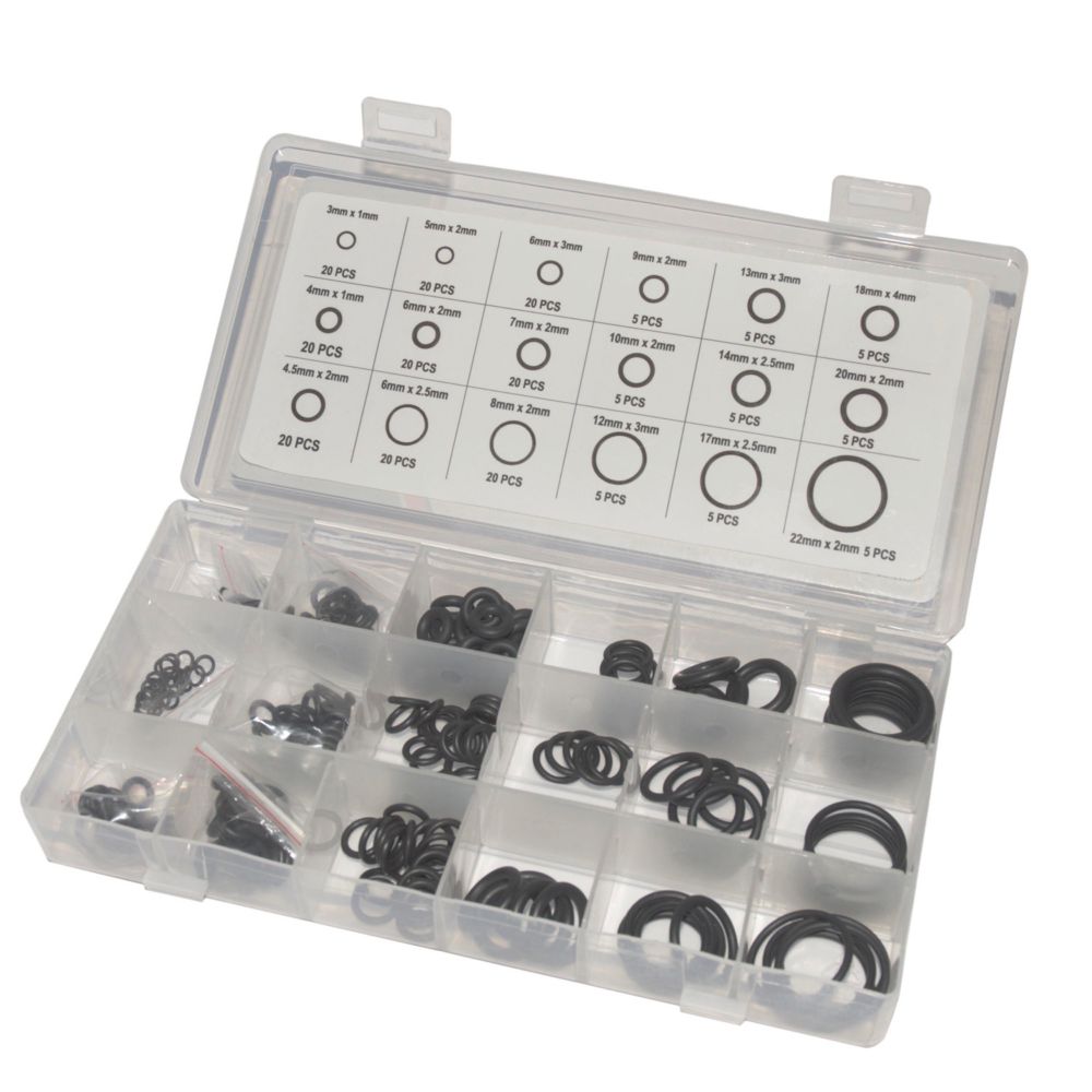 Arctic Products Metric O Ring Selection Box 225 Pcs Plumbing Washers Screwfix Com