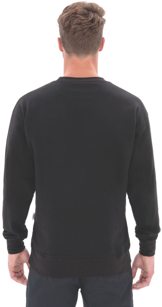 Site Wingleaf Round Neck Sweatshirt Black X Large 50