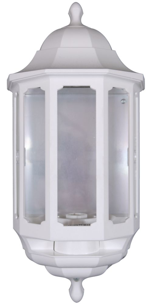 ASD White BC PIR Master Half Lantern Wall Light PIR Included 60W Reviews