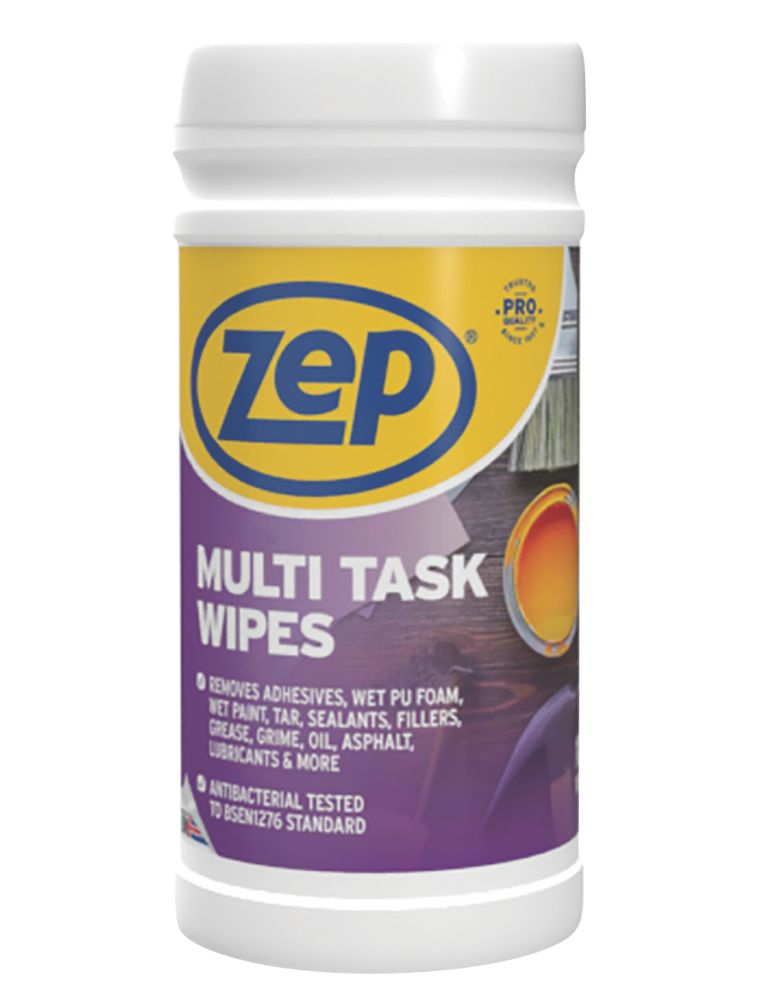 Zep Commercial Multi-Task Wipes White 100 Pack Reviews