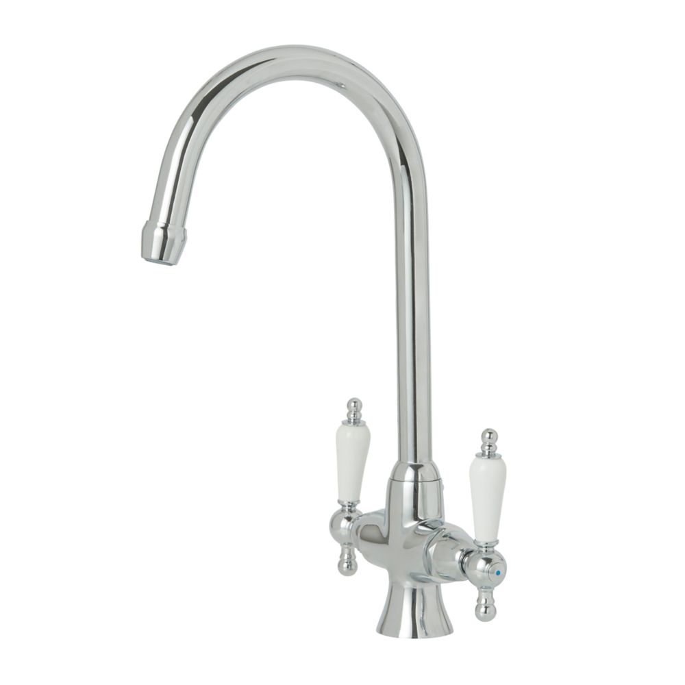 Mono Mixer Kitchen Tap Chrome Kitchen Mixer Taps Screwfix Com