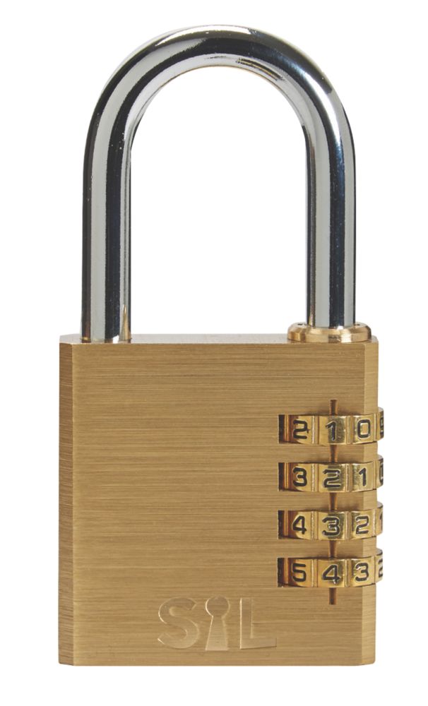 Smith & Locke Brass Combination Padlock 50mm