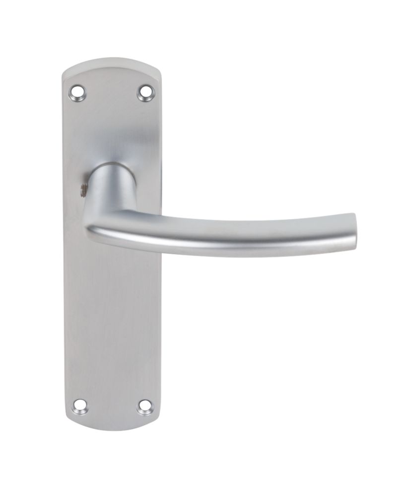 Smith & Locke Dos Fire Rated Latch LoB Latch Door Handles Pair Satin Chrome Reviews