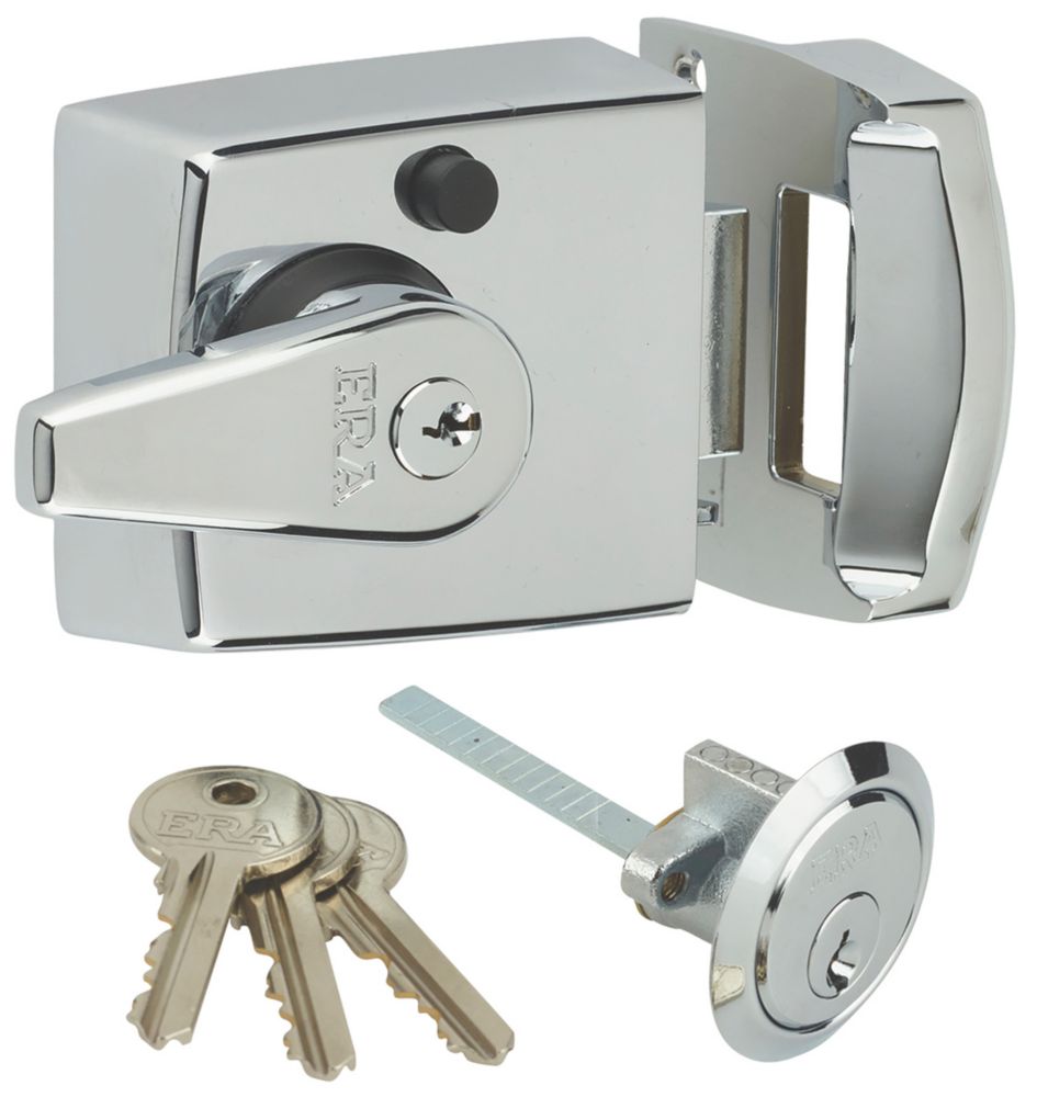 ERA 193-37-1 Double Locking Night Latch Polished Chrome 60mm Backset Reviews