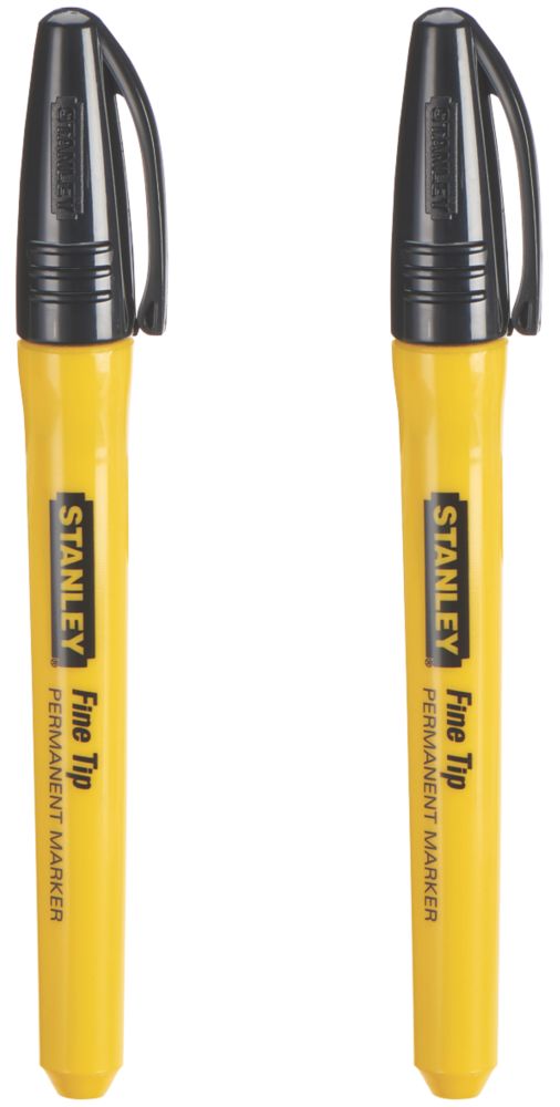 Stanley Black Fibre Permanent Marker 2 Pack Reviews