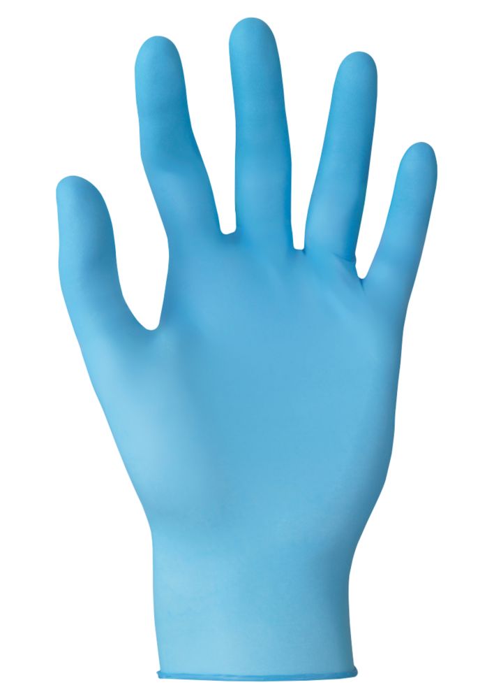 Ansell VersaTouch 92-200 Nitrile Powder-Free Disposable Gloves Blue Medium 100 Pack