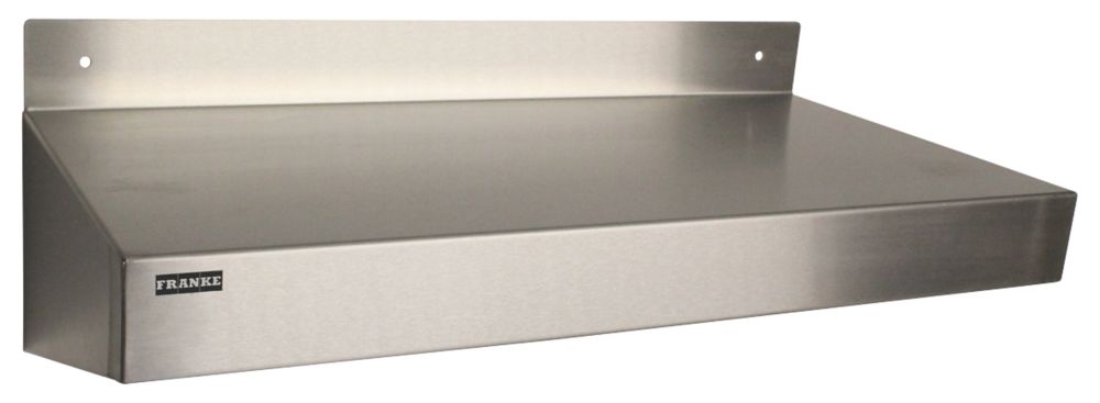 Franke Stainless Steel Kitchen Wall Shelf 600 X 300 X 220mm Kitchen Shelves Screwfix Com