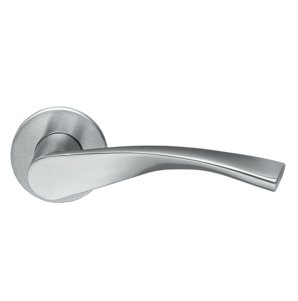 Briton 4700 Series Fire Rated Lever on Rose Wing Design Handle Pair Satin Stainless Steel Reviews