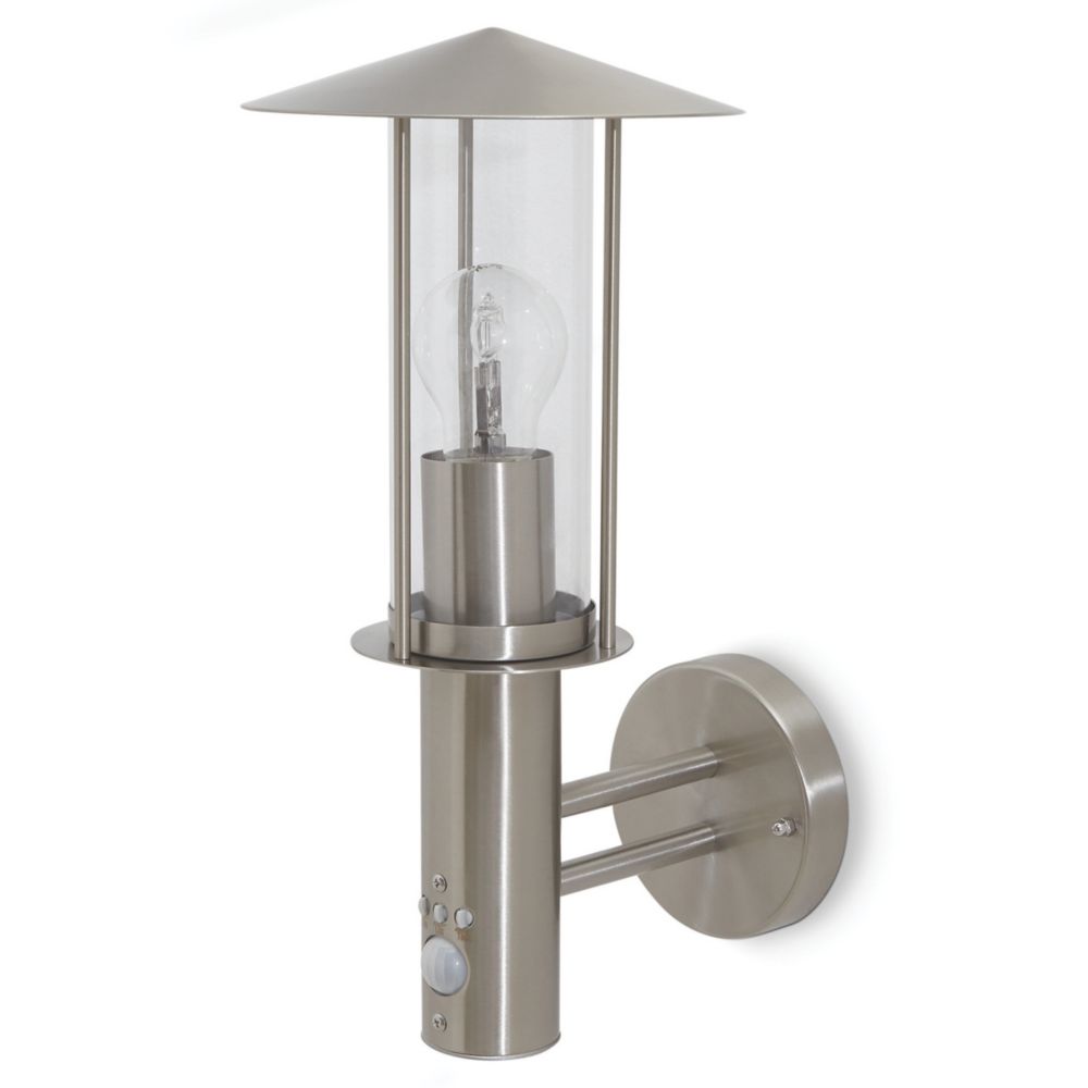 LAP ST1017APIR Stainless Steel E27 GLS PIR Outdoor Wall Light Reviews