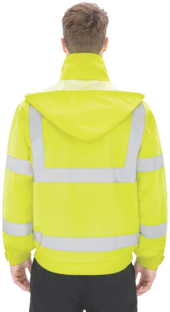 Hi-Vis Lightweight Bomber Jacket Yellow XX Large 54