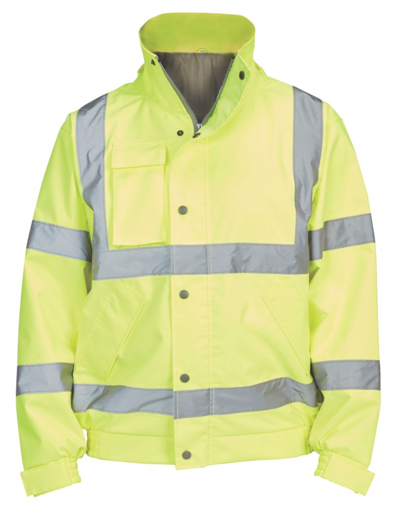 Hi-Vis Lightweight Bomber Jacket Yellow XX Large 54