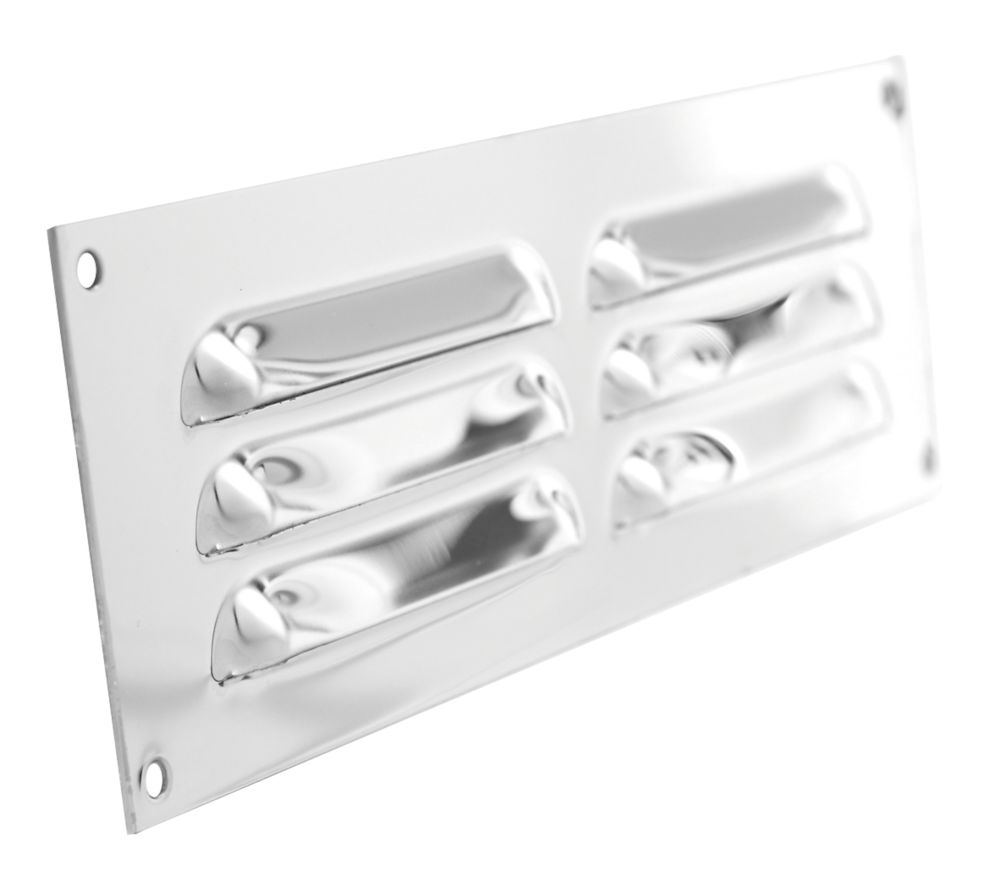 Xpelair Gas Louvre Vent Stainless Steel 189 x 50mm