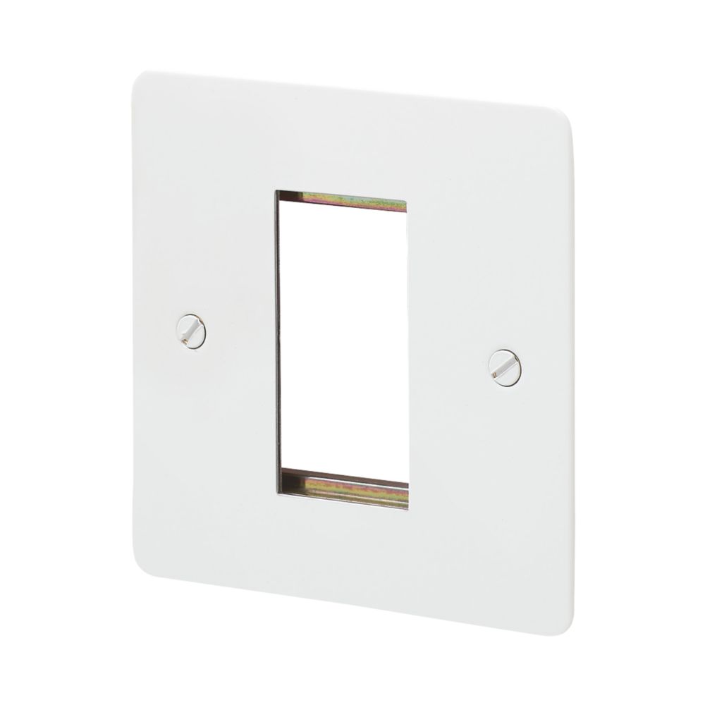 MK Edge 1-Gang Light Switch Surround White Reviews