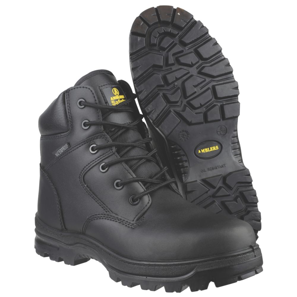 Amblers FS006C Metal Free Safety Boots Black Size 6