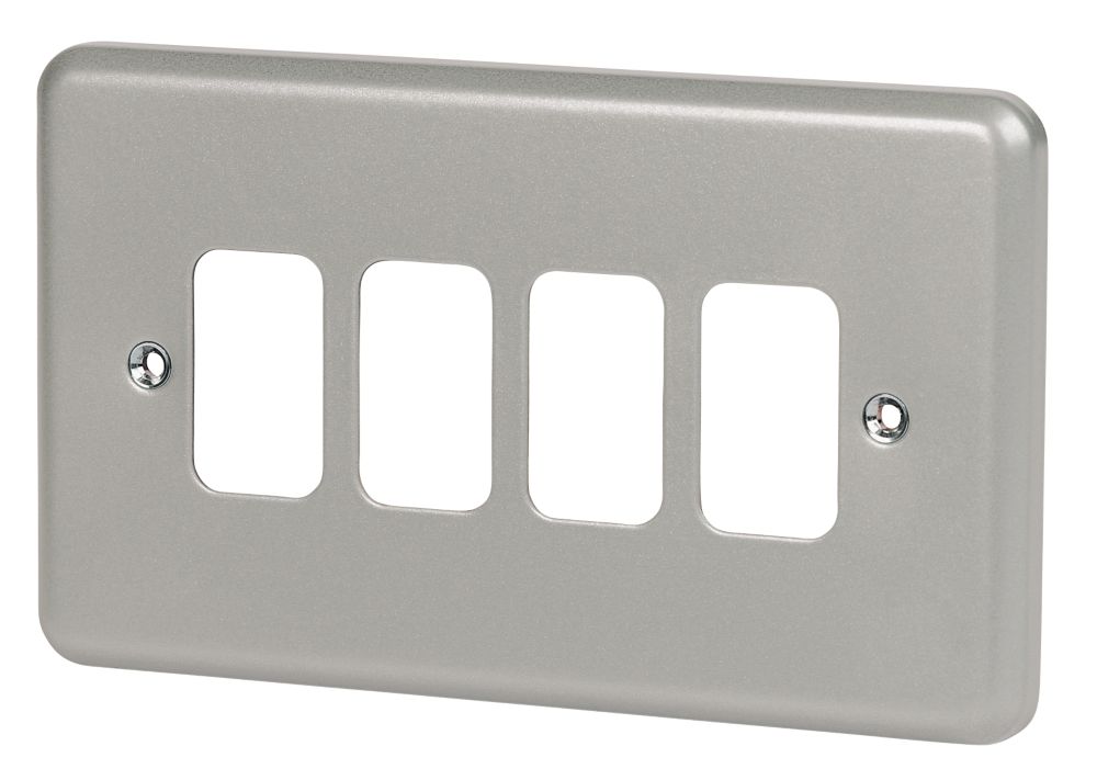 MK 4-Gang Front Plate Metal-Clad Reviews